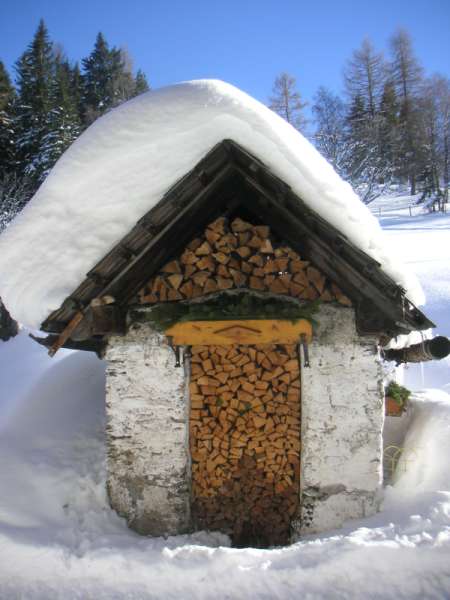 Ofen im Winter